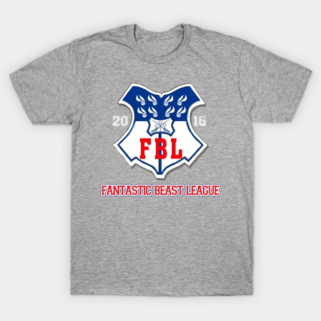 Fantastic Beast League Crest T-Shirt by velvetmusketeer